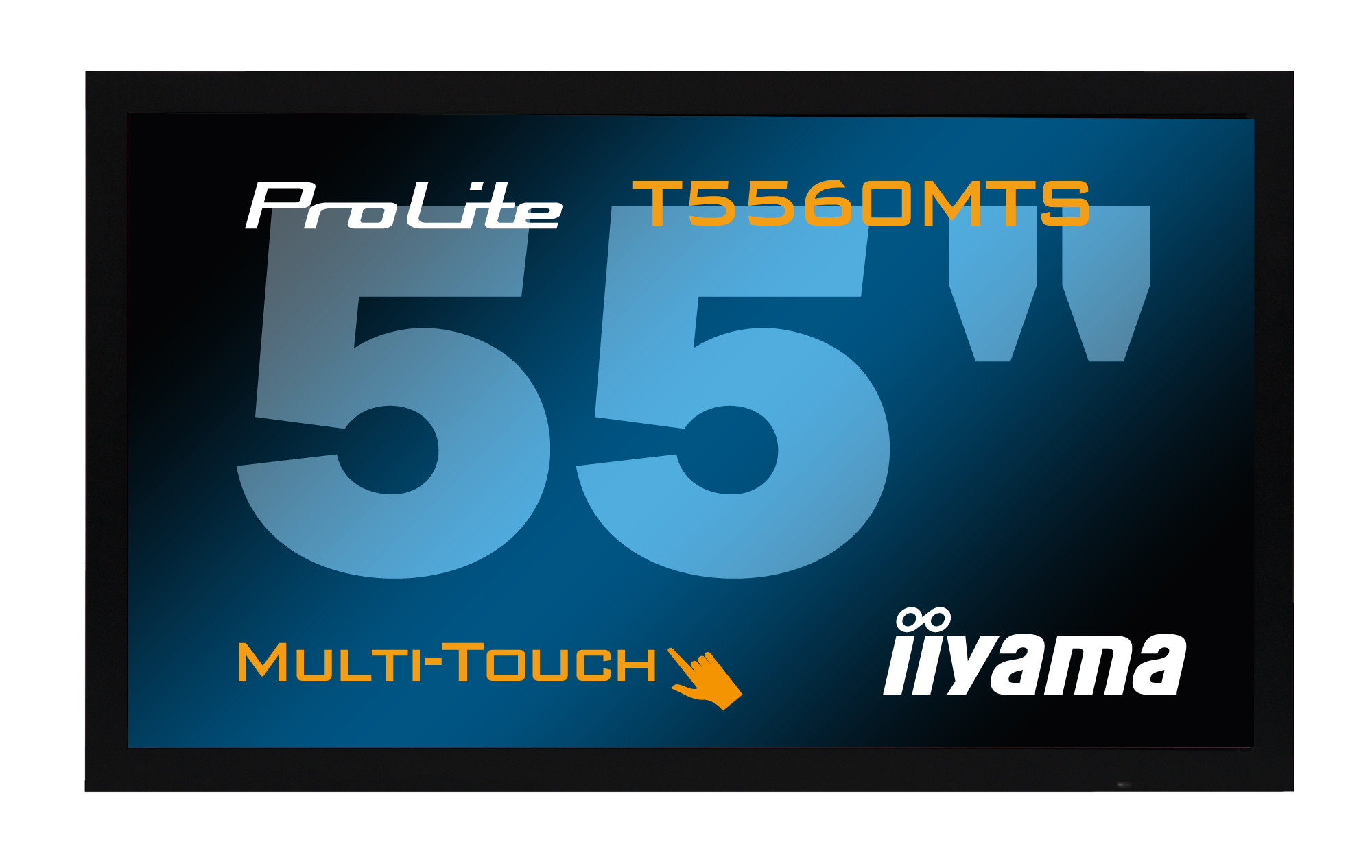 iiyama T5560MTS Signage Display 139.7 cm (55") 350 cd/m² Full HD Black Touchscreen