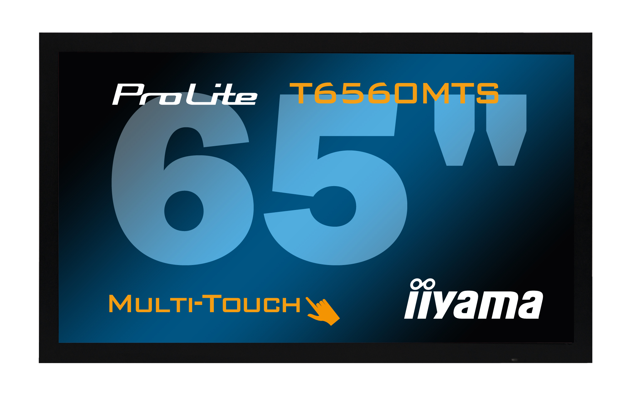 iiyama T6560MTS Signage Display 165.1 cm (65") 400 cd/m² Full HD Black Touchscreen