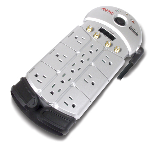 APC PR11T3V2 Premium A/V Surge Protector Silver 11 AC outlet(s) 120 V 3 m