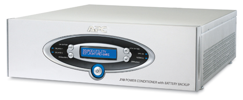 APC J Type AV Power Conditioner with Battery Silver 12 AC outlet(s) 120 V 3 m