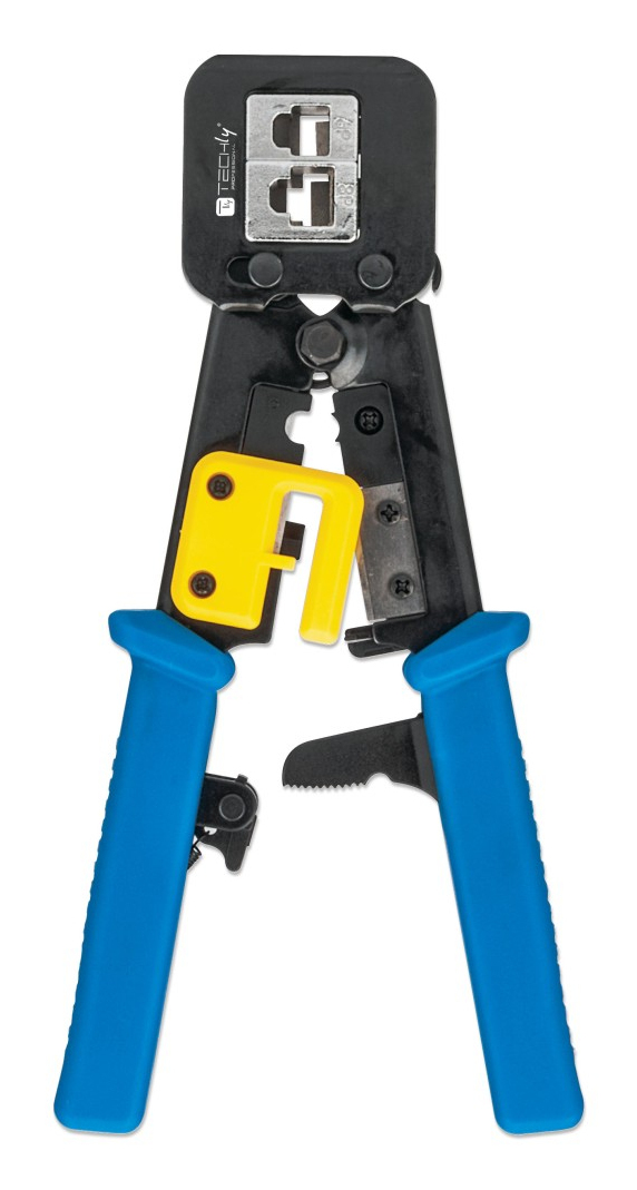 Techly IWP-HT 310UT cable crimper Combination tool Black, Blue
