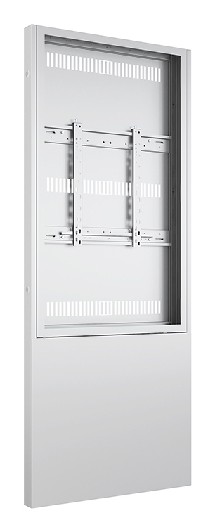 Multibrackets M Pro Series - Enclosure 55" Totem Floormount Covered White