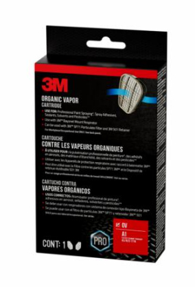3M 6001 Gas & vapor cartridge 2 pc(s)