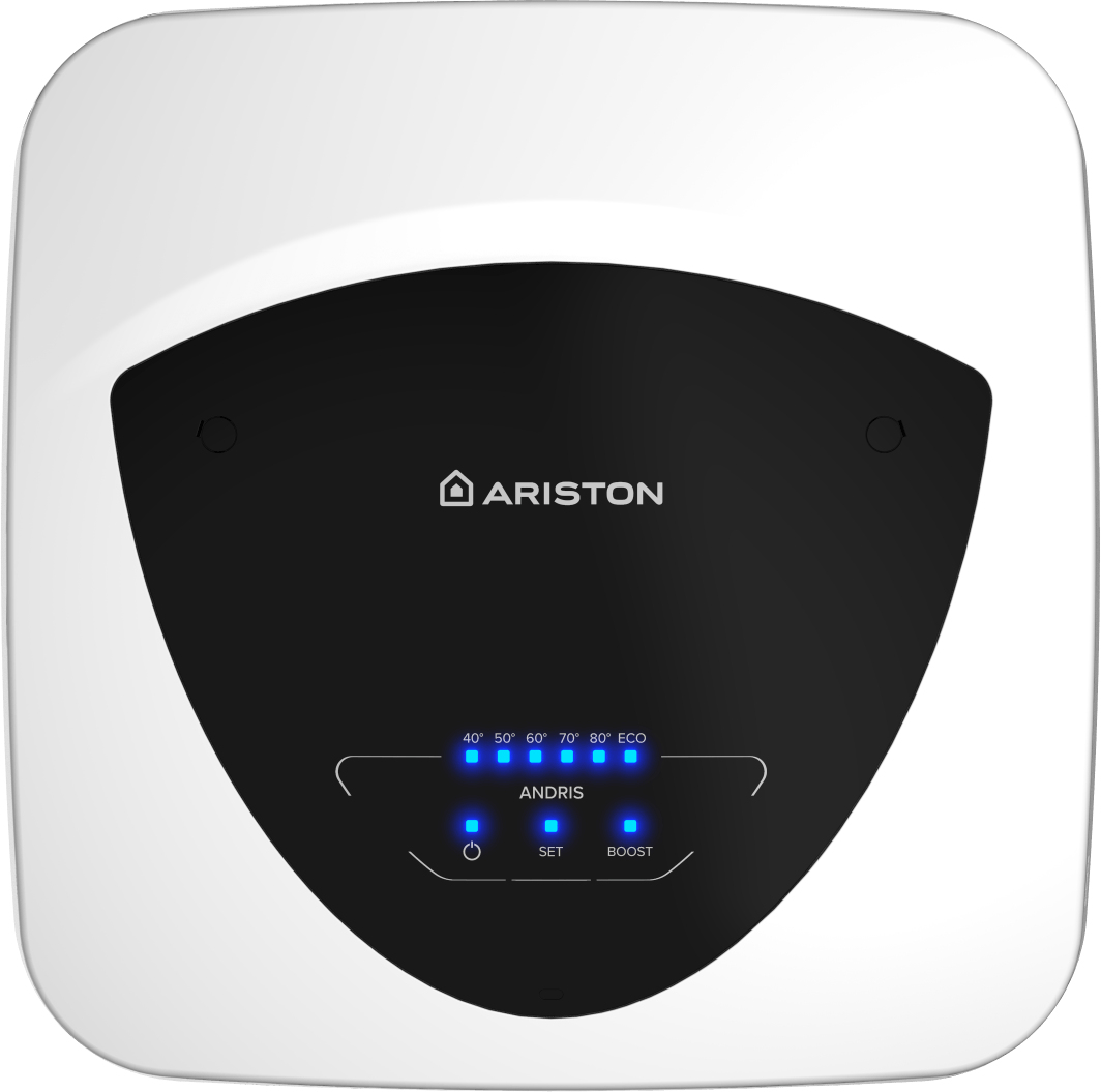 Ariston ANDRIS ELITE 10U/5 EU Vertical Tank (water storage) Solo boiler system Black, White