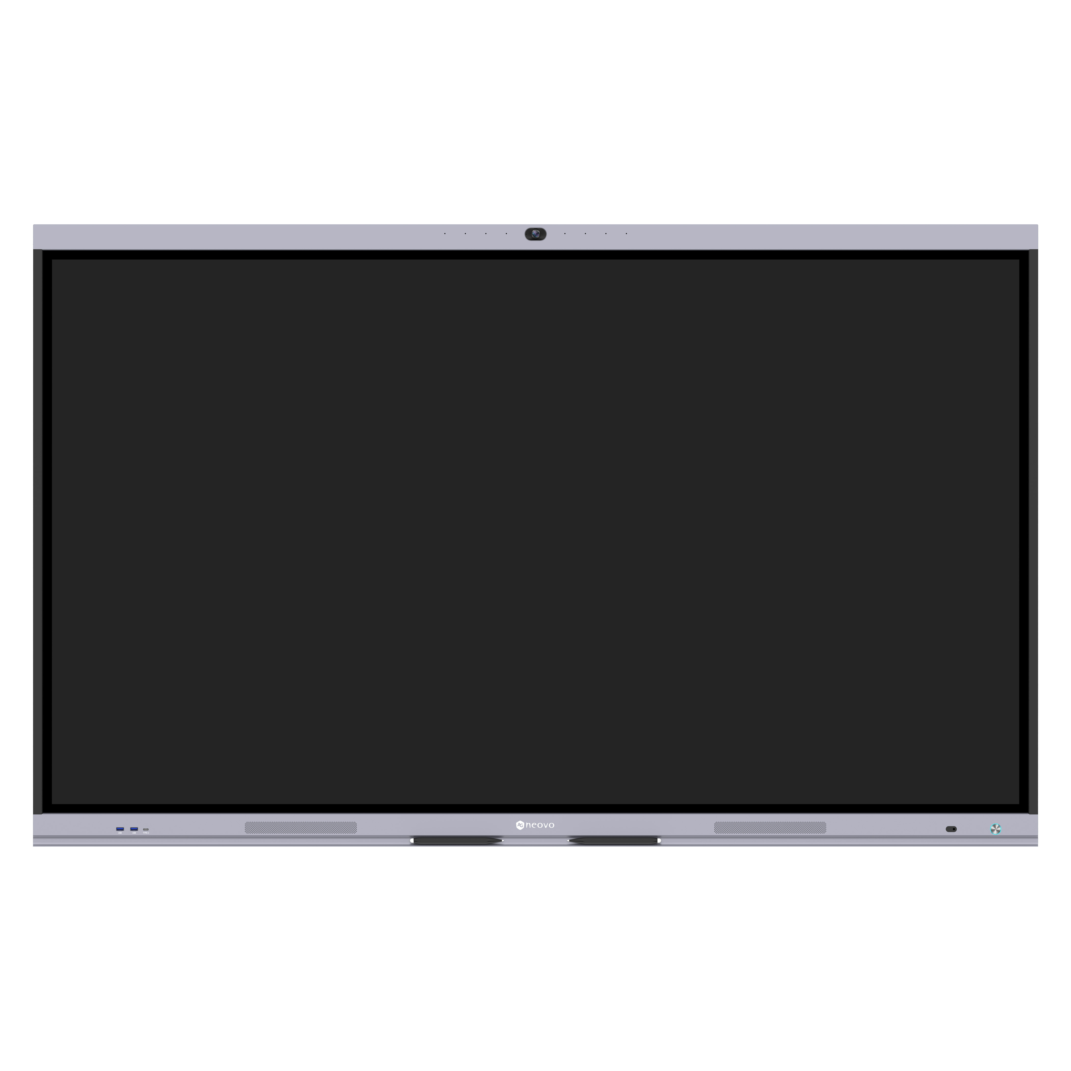 AG Neovo IFP7504P Interactive flat panel 189.2 cm (74.5") LED Wi-Fi 400 cd/m² 4K Ultra HD Silver Touchscreen Built-in processor Android