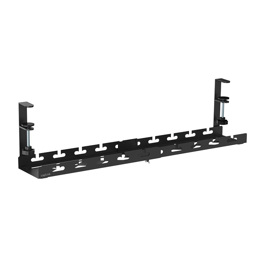 LogiLink KAB0094 cable organizer Desk Cable tray Black 1 pc(s)