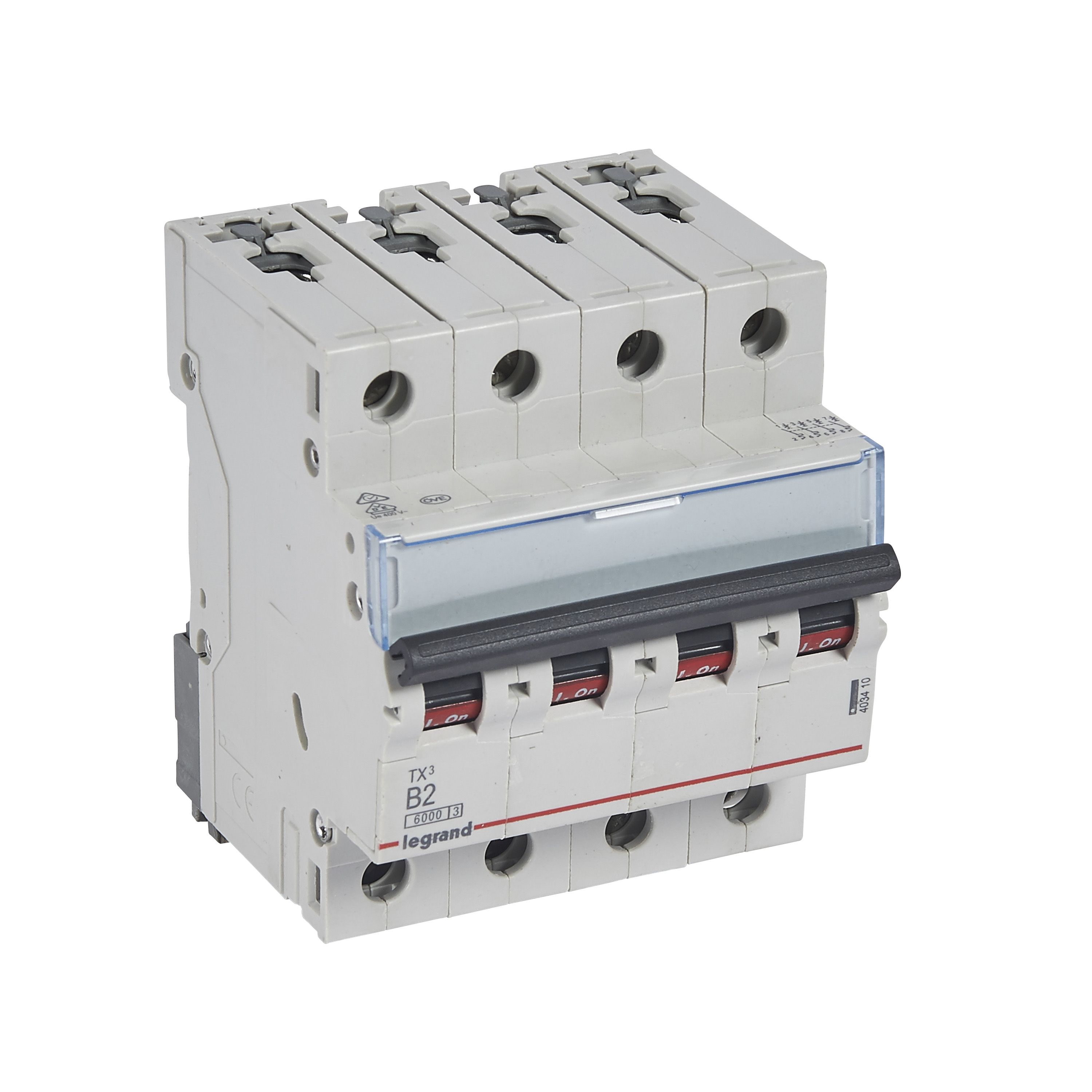 Legrand TX3 circuit breaker Miniature circuit breaker Type B 4