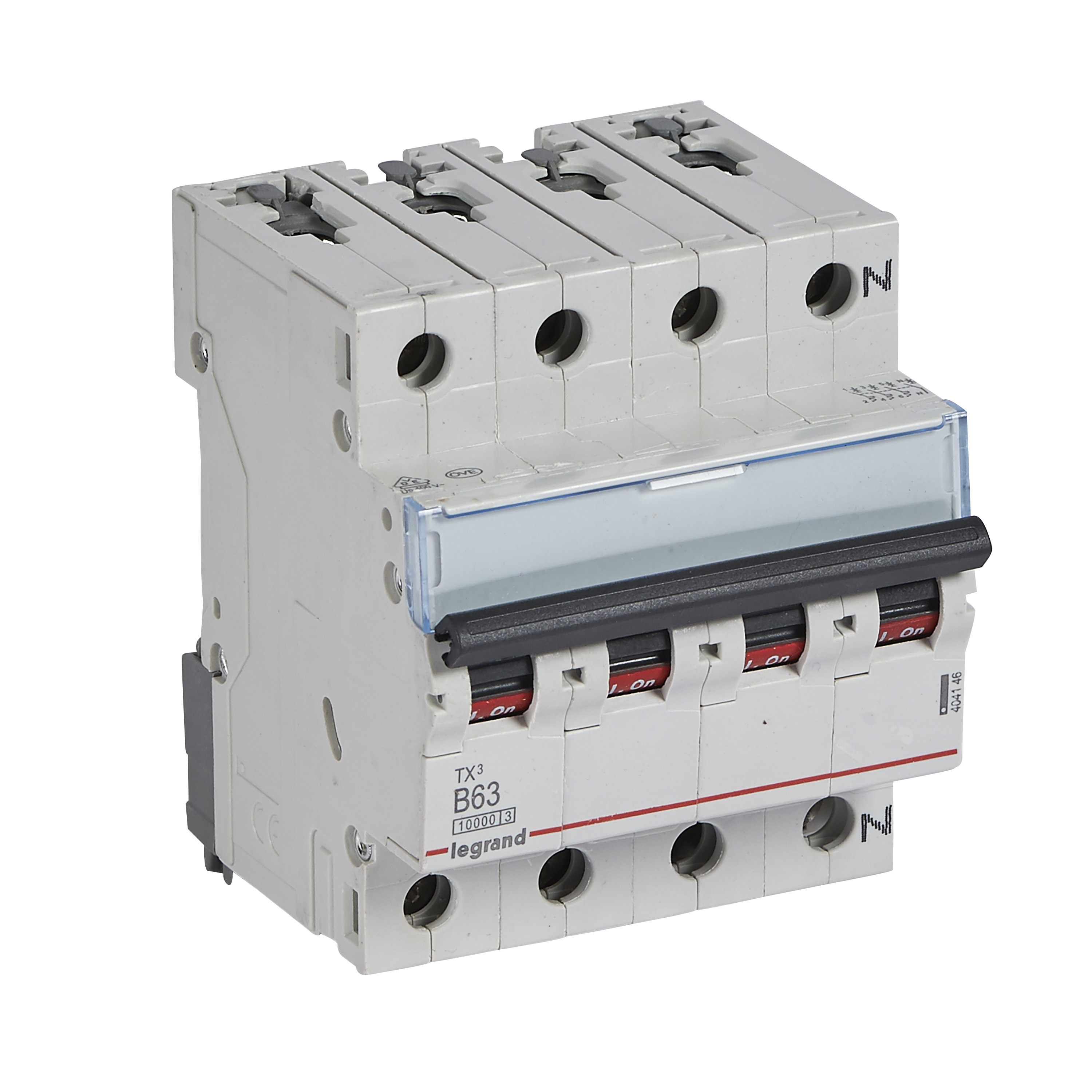 Legrand TX3 circuit breaker Miniature circuit breaker Type B 4