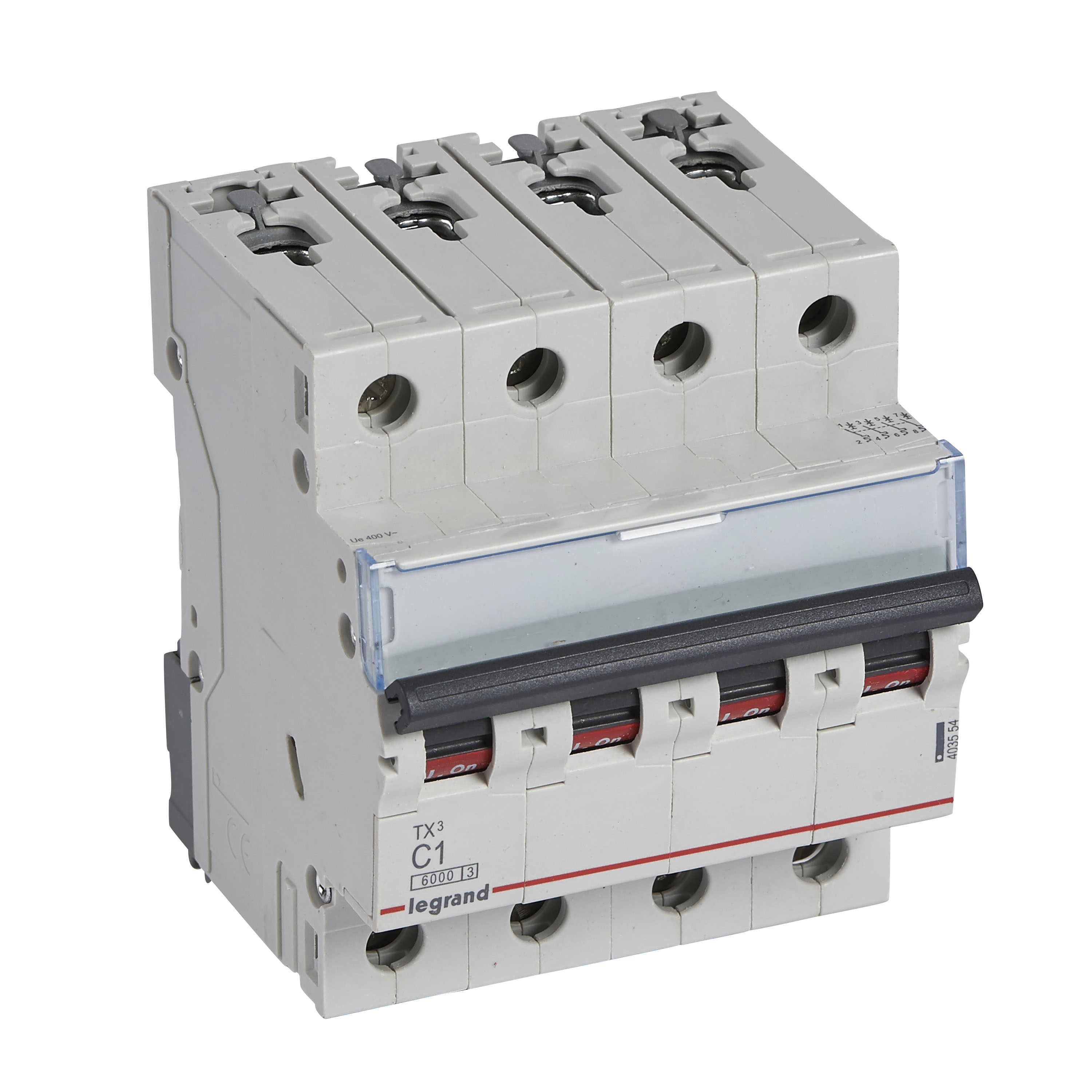 Legrand TX3 circuit breaker Miniature circuit breaker Type C 4