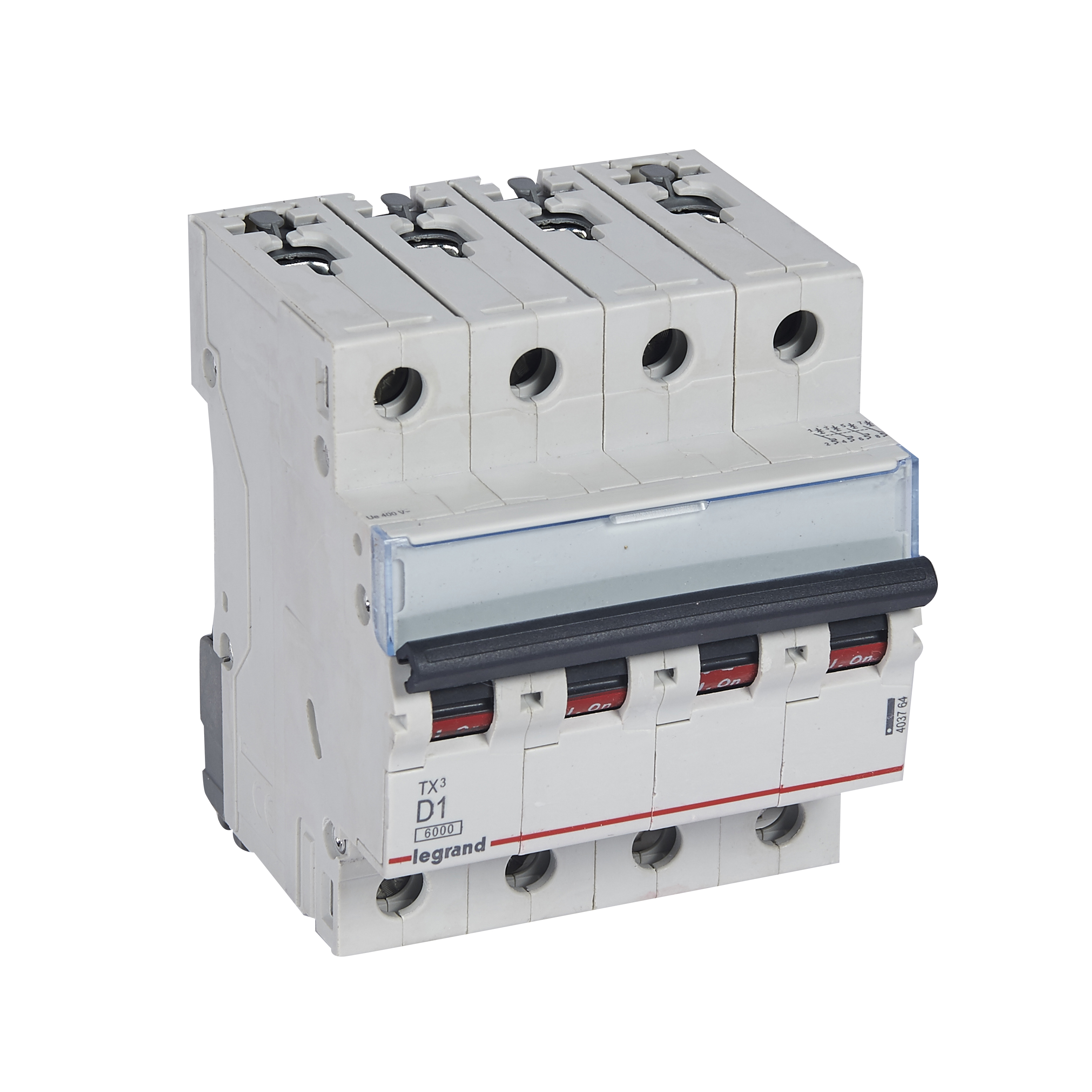 Legrand TX3 circuit breaker Miniature circuit breaker Type D 4
