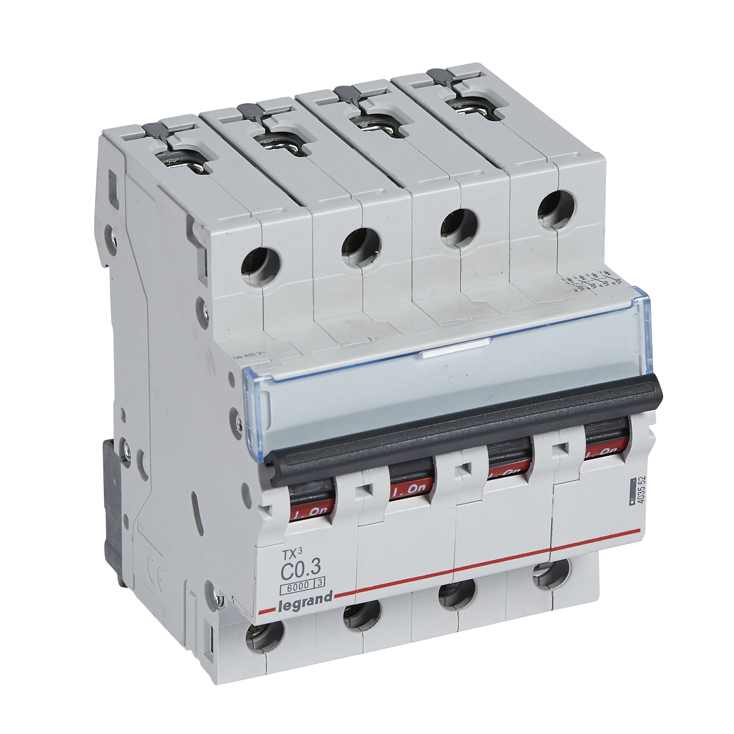 Legrand TX3 circuit breaker Miniature circuit breaker Type C 4