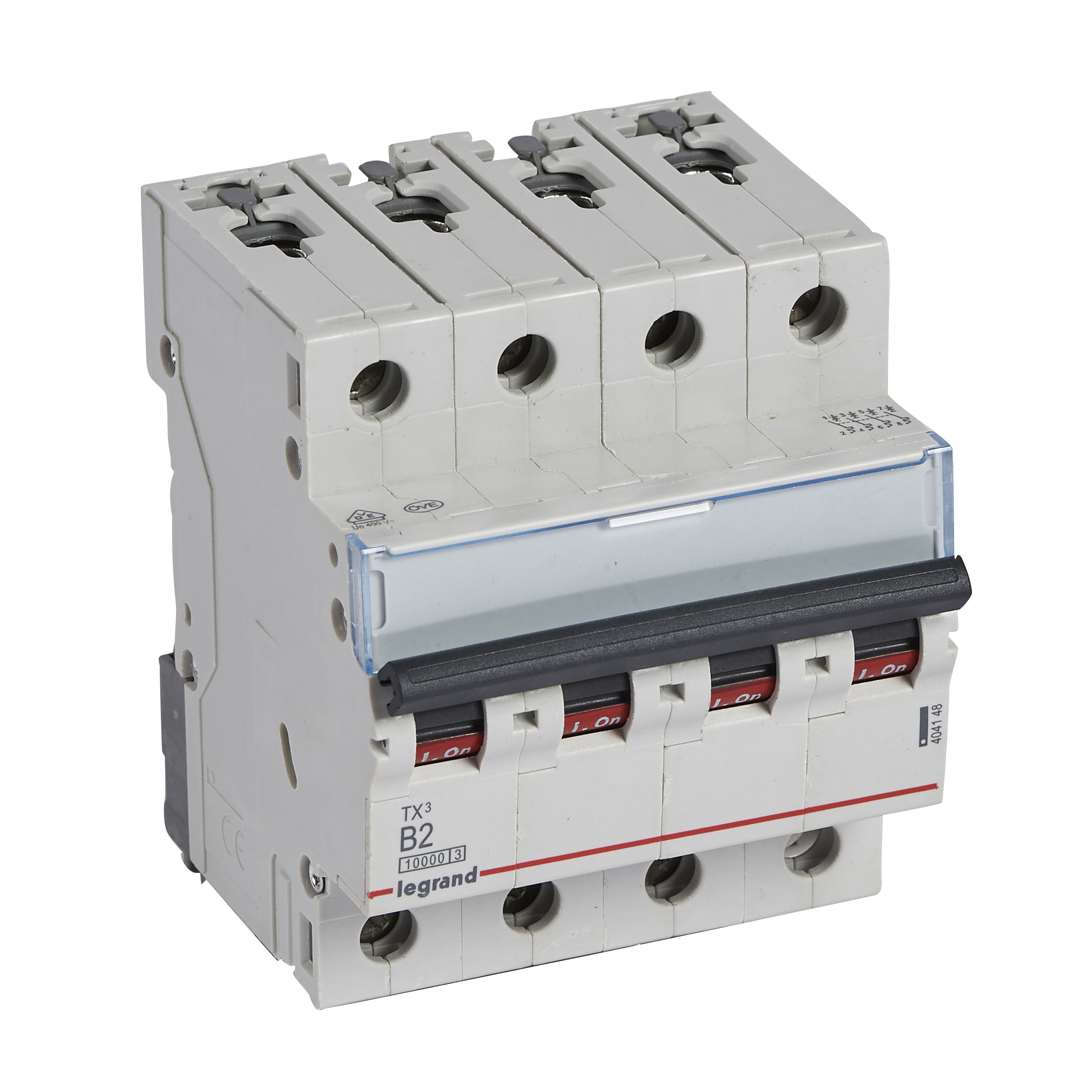 Legrand TX3 circuit breaker Miniature circuit breaker Type B 4