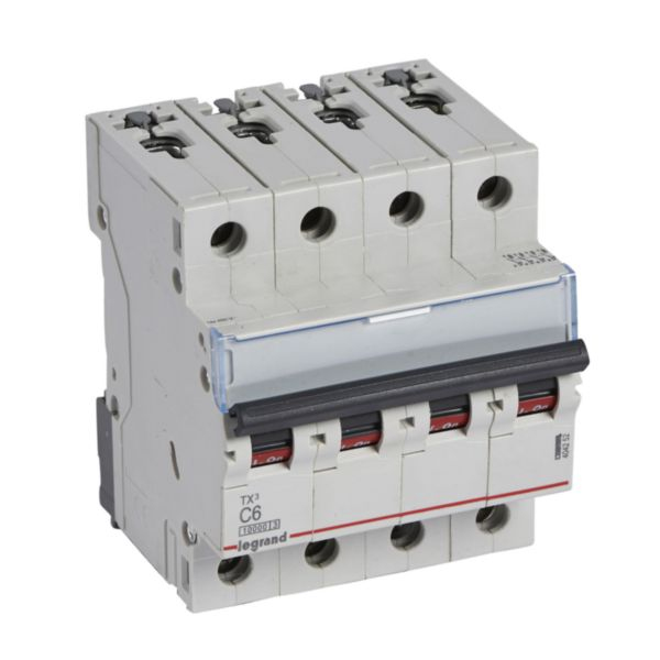 Legrand TX3 circuit breaker Miniature circuit breaker Type C 4