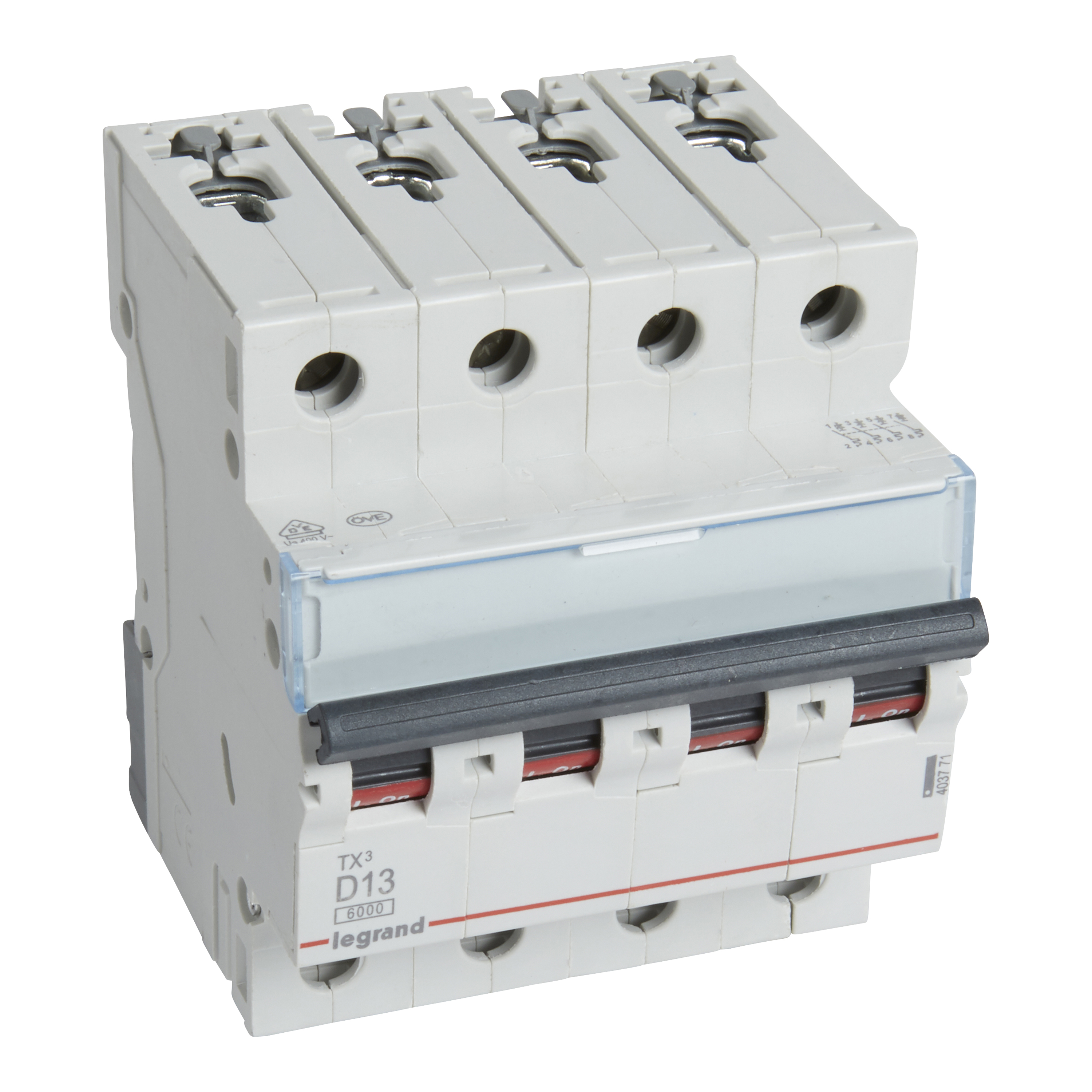 Legrand TX3 circuit breaker Miniature circuit breaker Type D 4