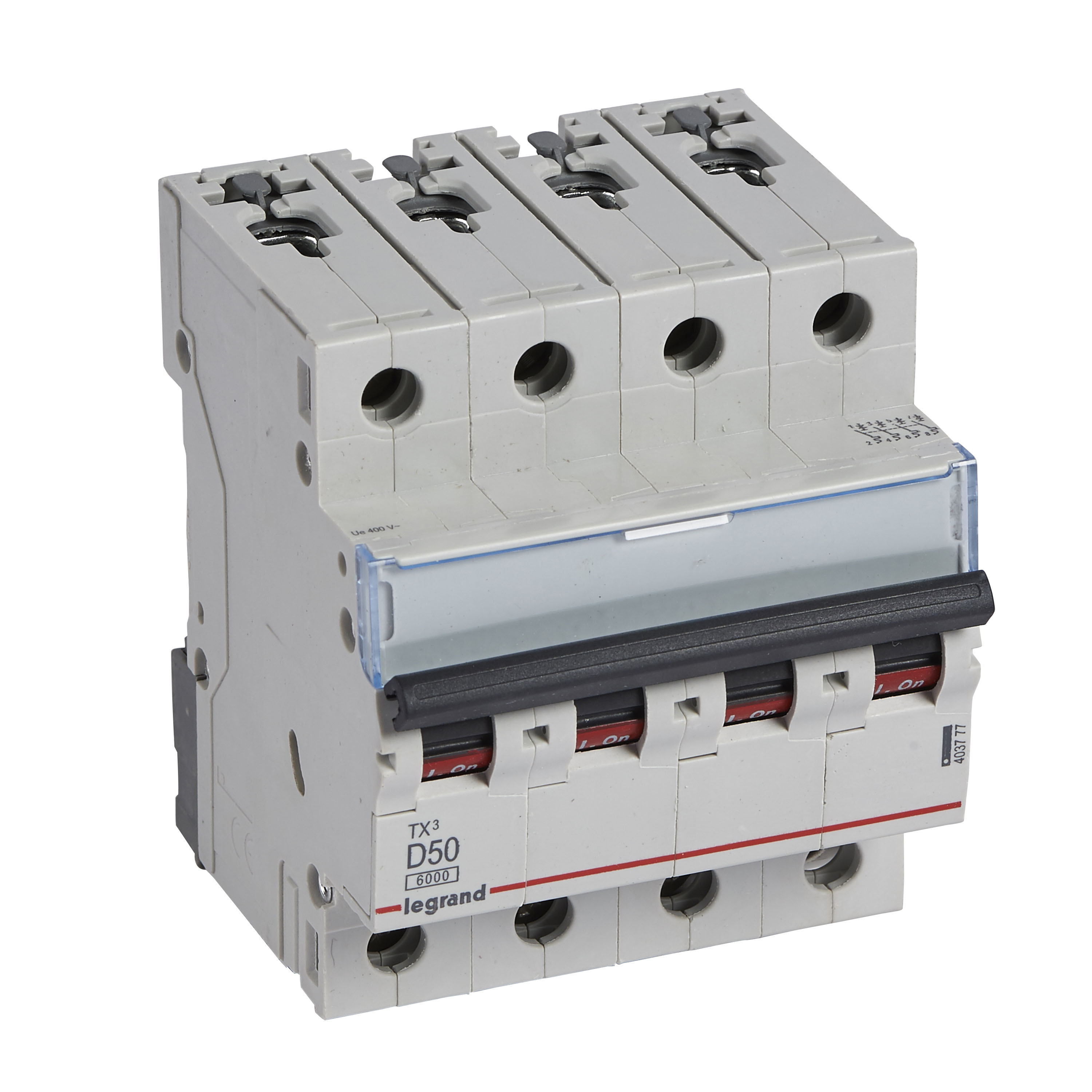 Legrand TX3 circuit breaker Miniature circuit breaker Type D 4