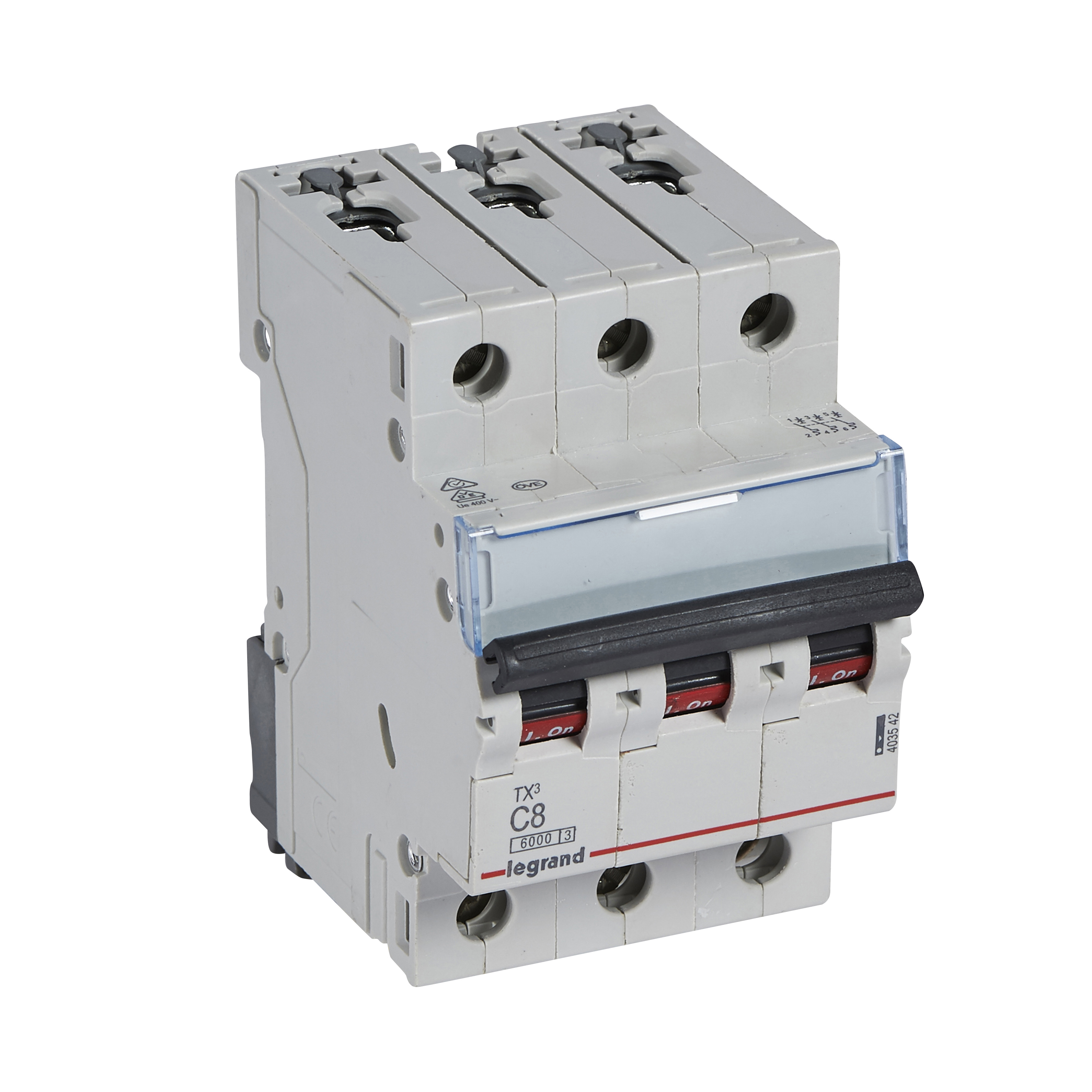 Legrand TX3 circuit breaker Miniature circuit breaker Type C 3