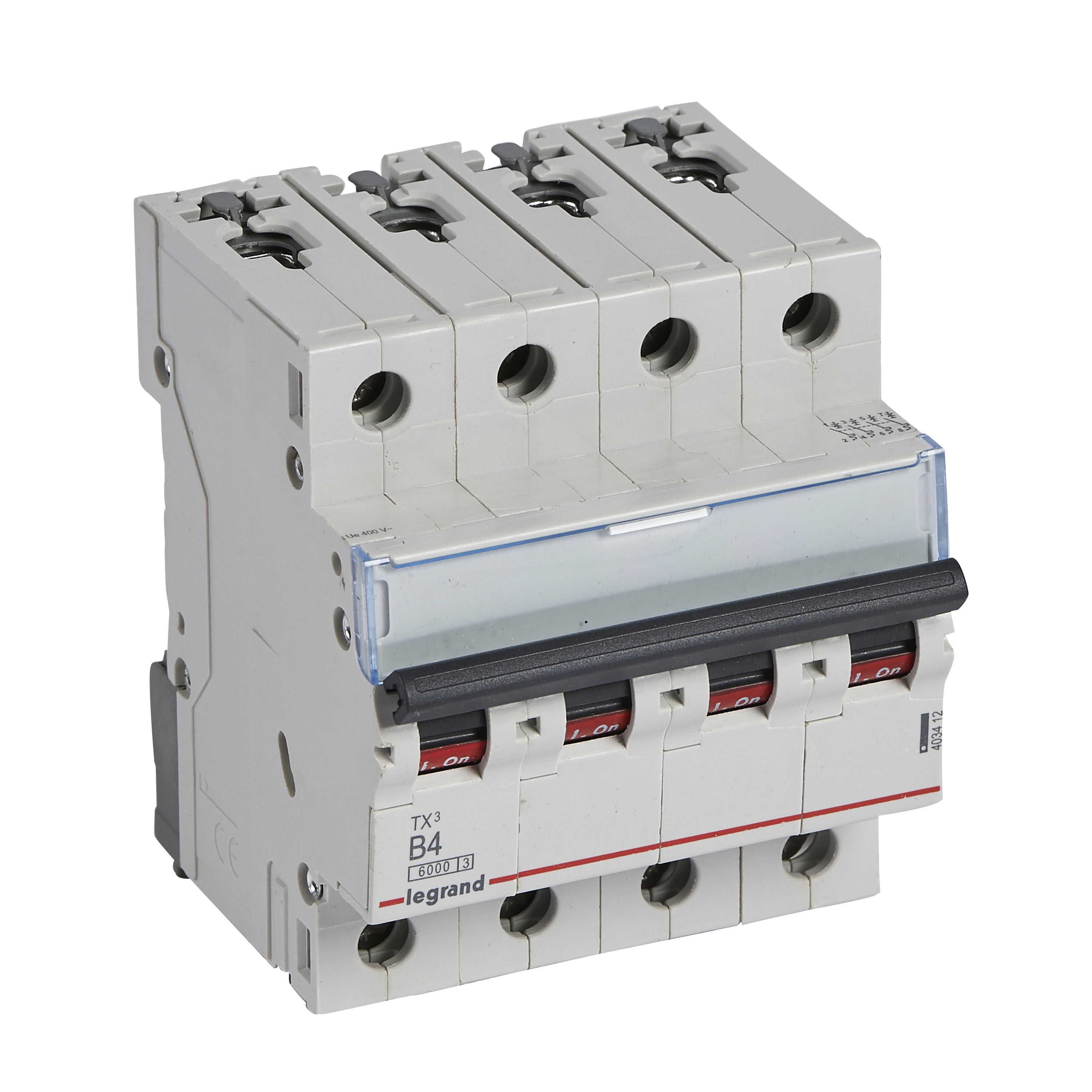 Legrand TX3 circuit breaker Miniature circuit breaker Type B 4