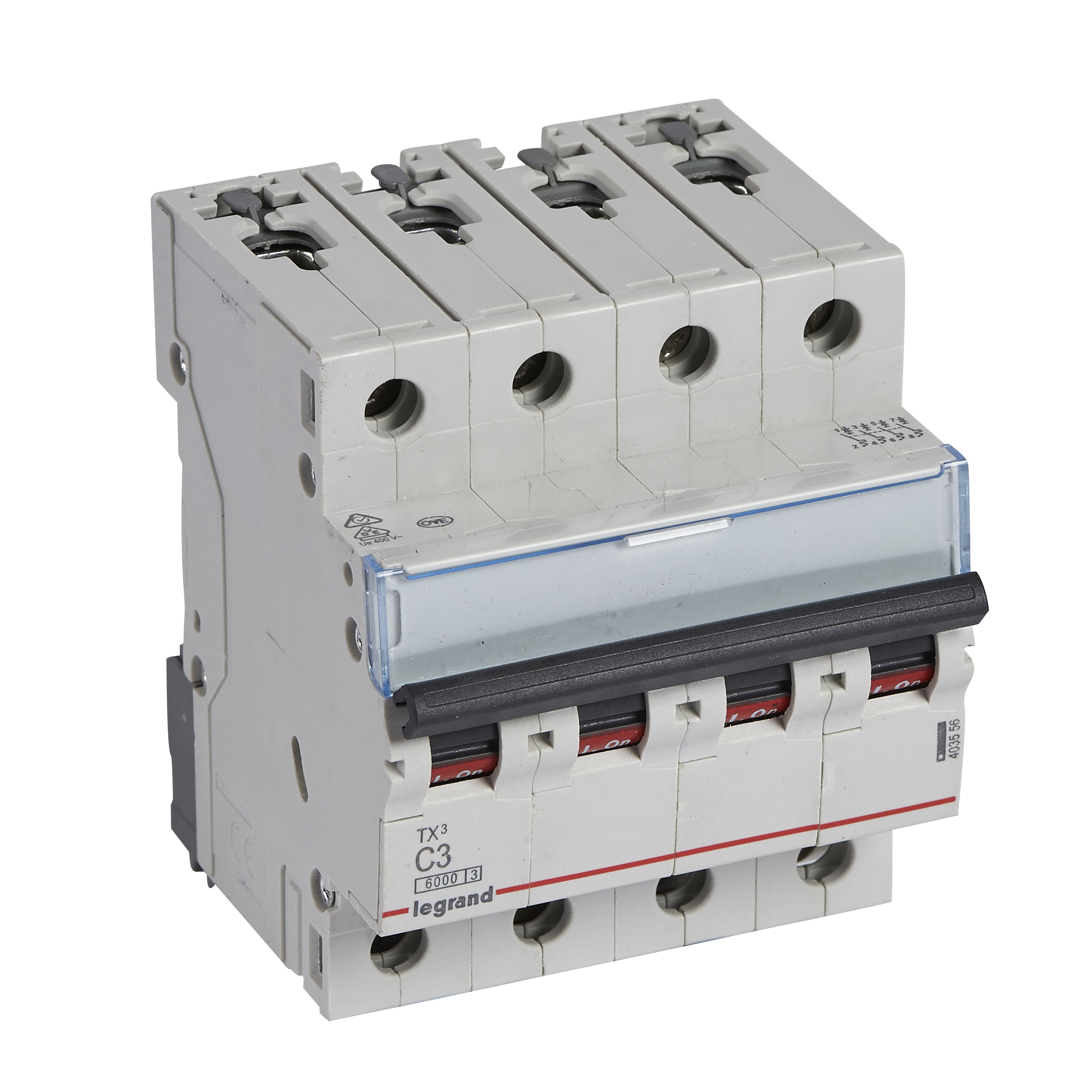 Legrand TX3 circuit breaker Miniature circuit breaker Type C 4