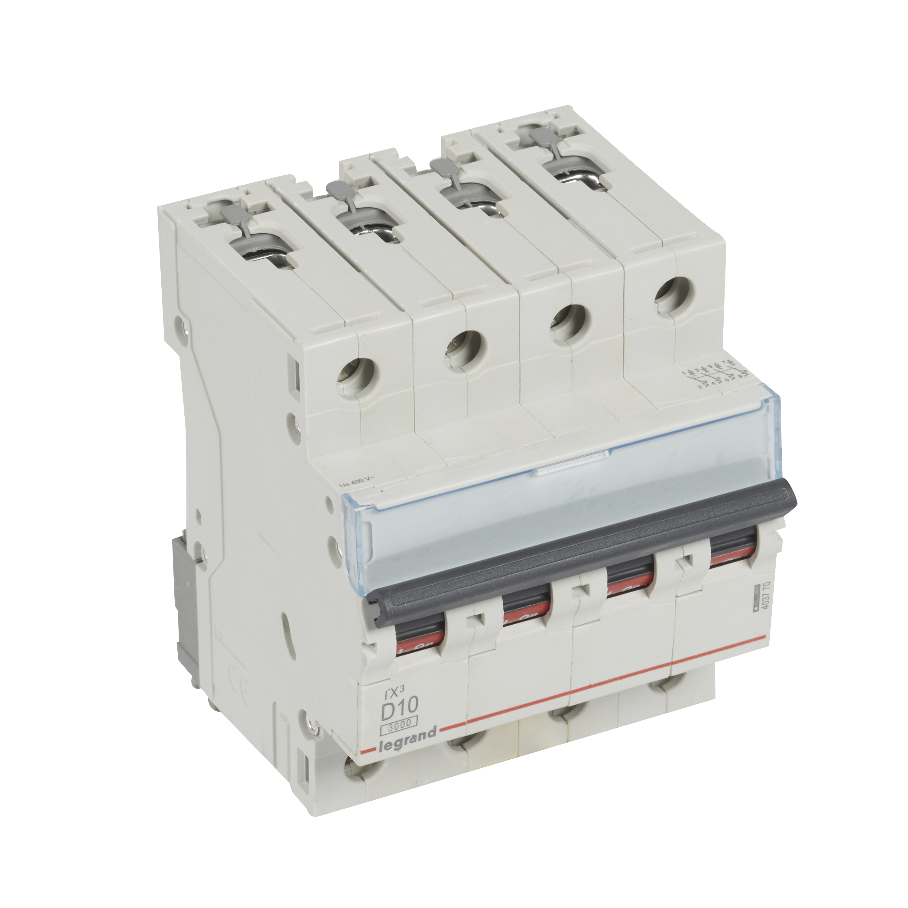 Legrand TX3 circuit breaker Miniature circuit breaker Type D 4