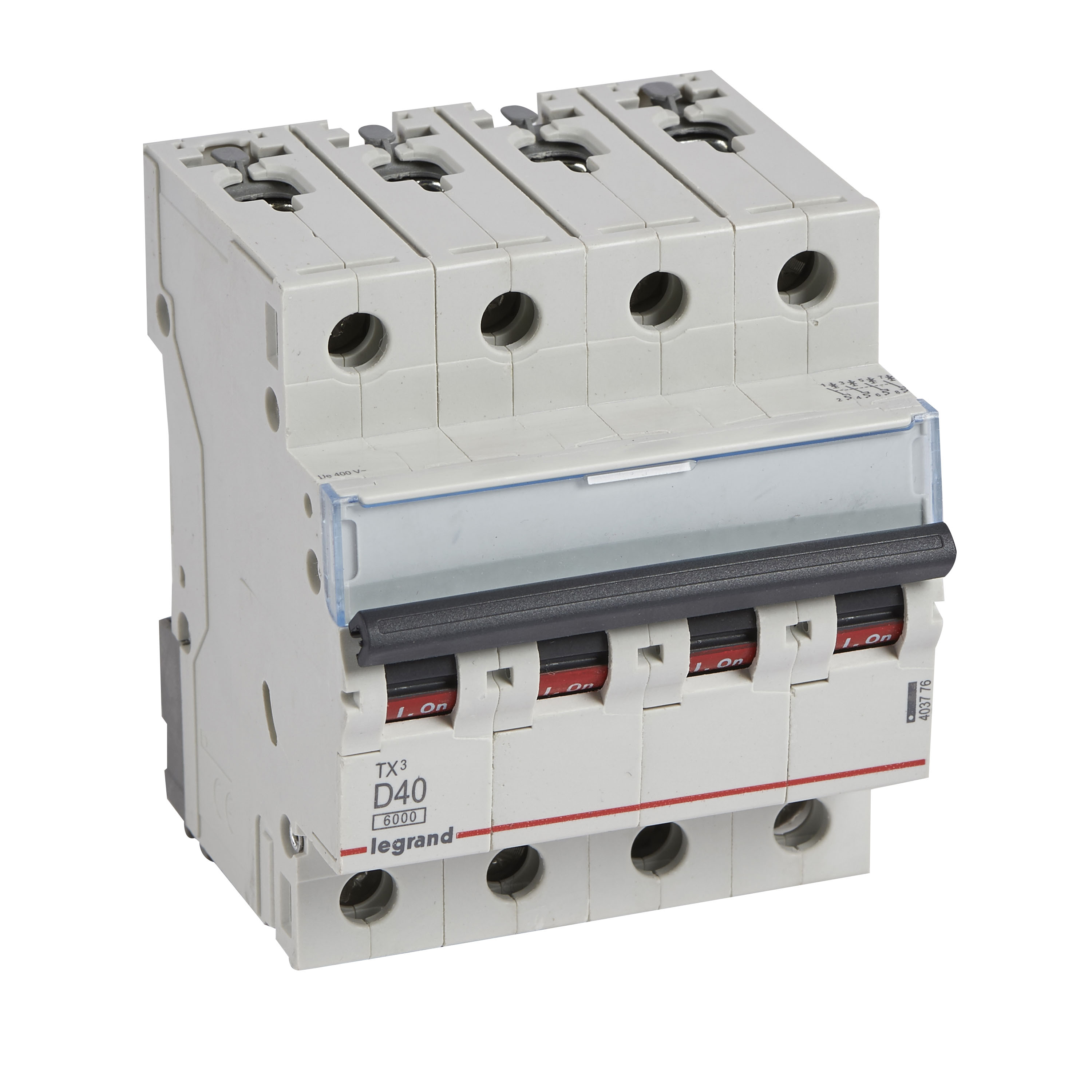 Legrand TX3 circuit breaker Miniature circuit breaker Type D 4