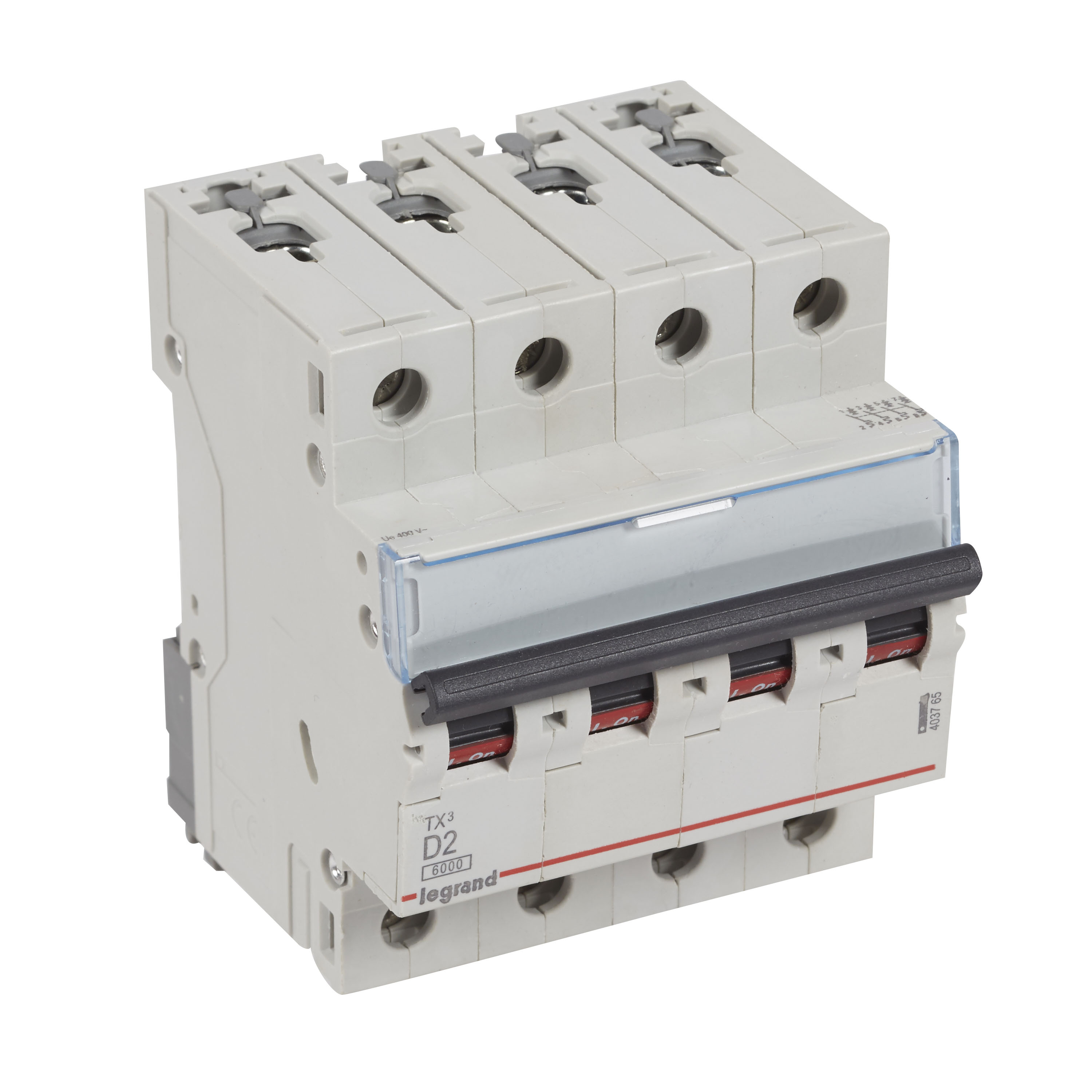 Legrand TX3 circuit breaker Miniature circuit breaker Type D 4