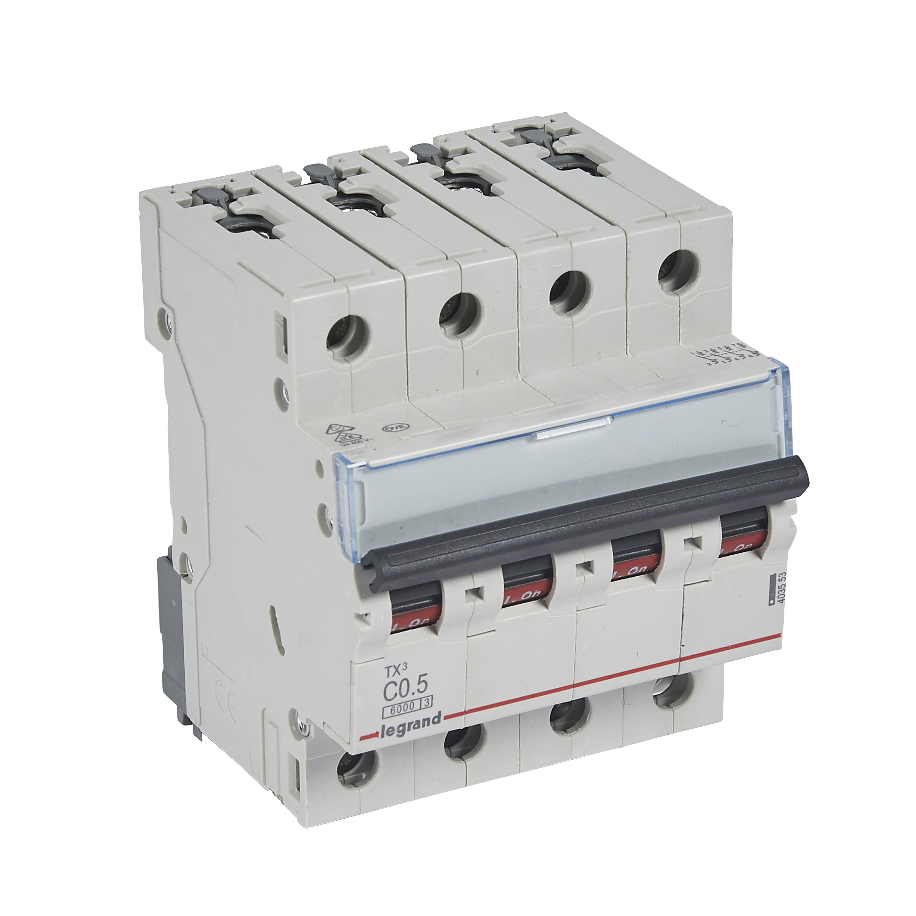 Legrand TX3 circuit breaker Miniature circuit breaker Type C 4