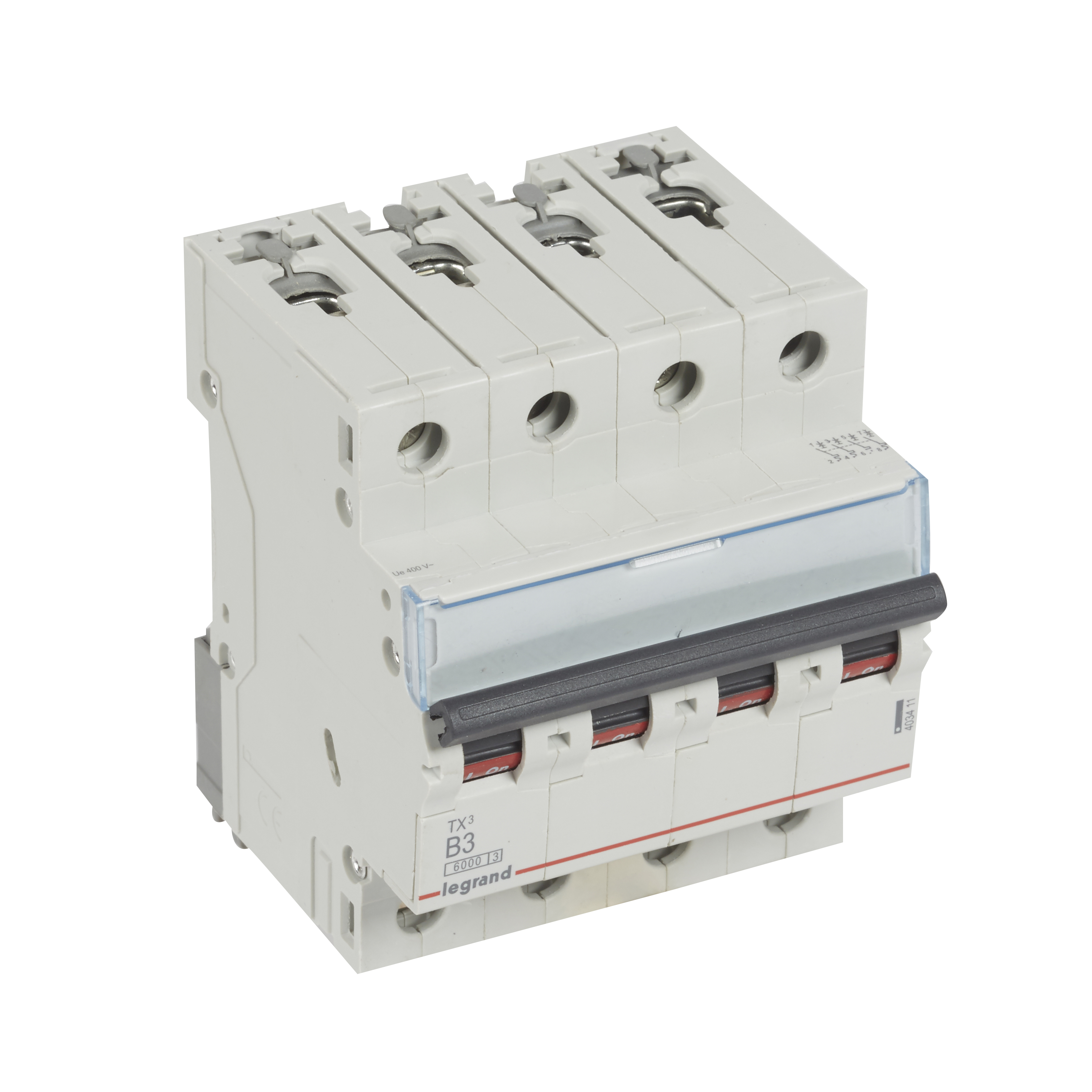 Legrand TX3 circuit breaker Miniature circuit breaker Type B 4