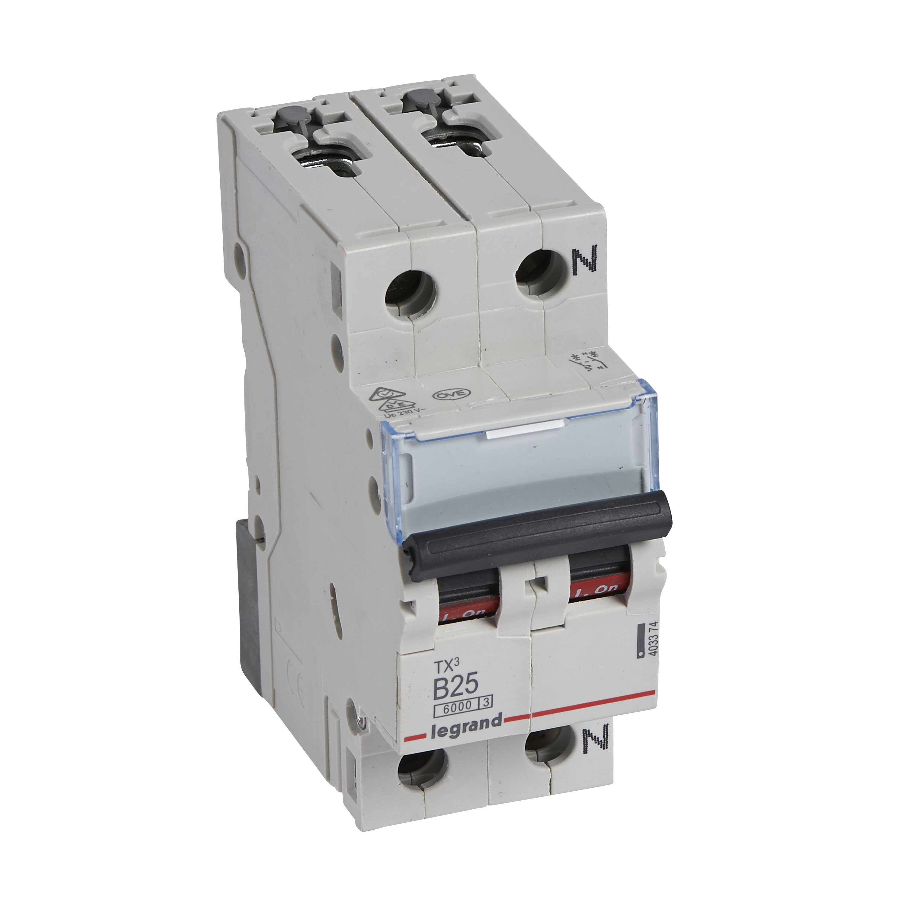 Legrand TX3 circuit breaker Miniature circuit breaker Type B 2