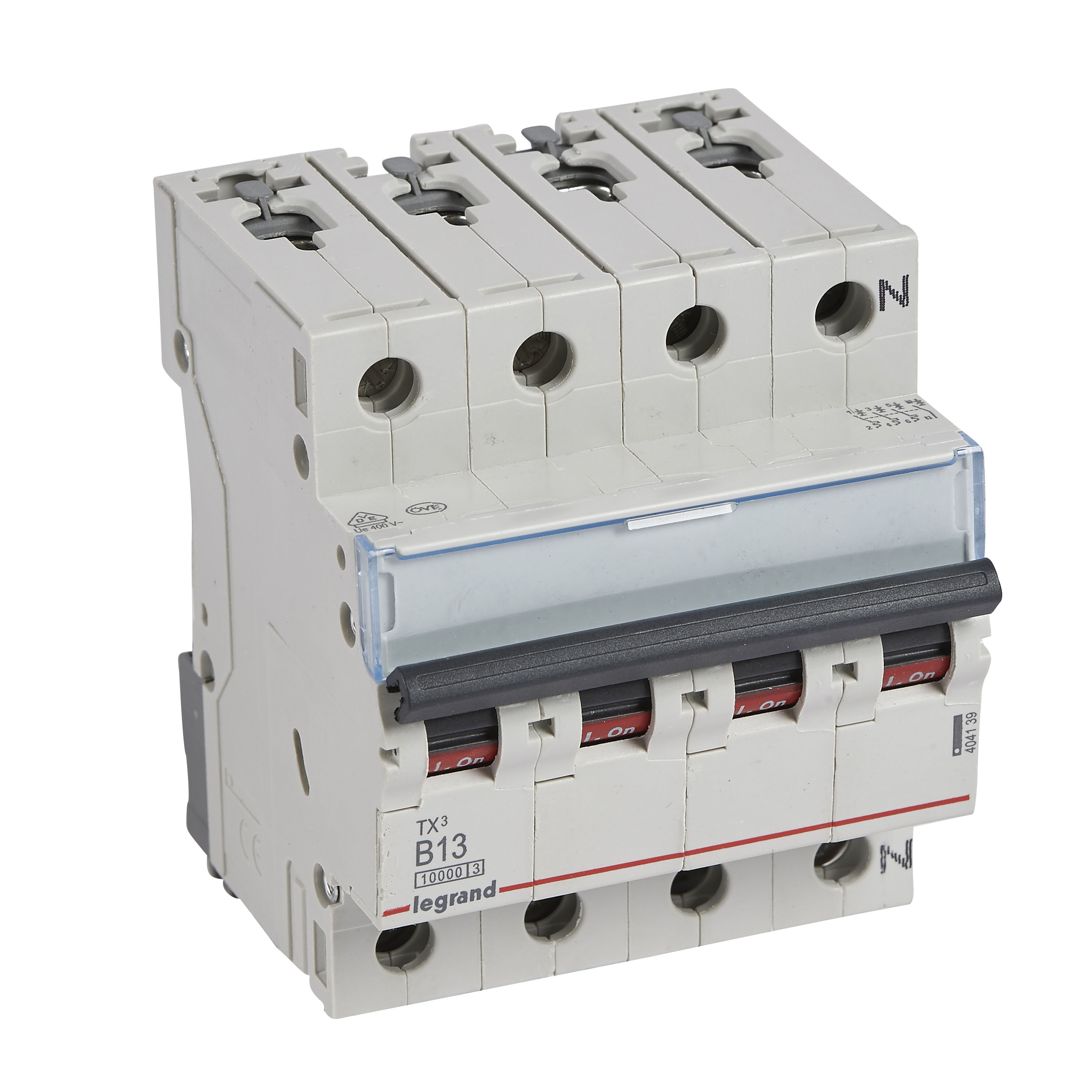 Legrand TX3 circuit breaker Miniature circuit breaker Type B 4