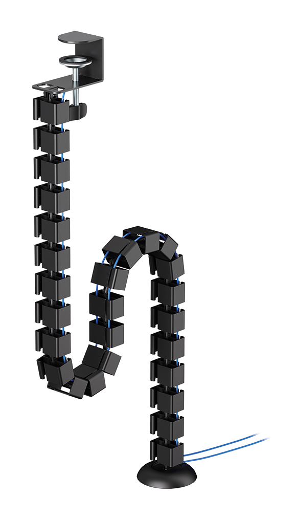 Neomounts ADS06-131BL Cable spine - clamp-on design - universal