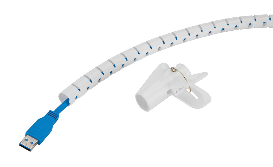 Neomounts ADS06-140WH Cable sleeve - for 1-3 cables - universal