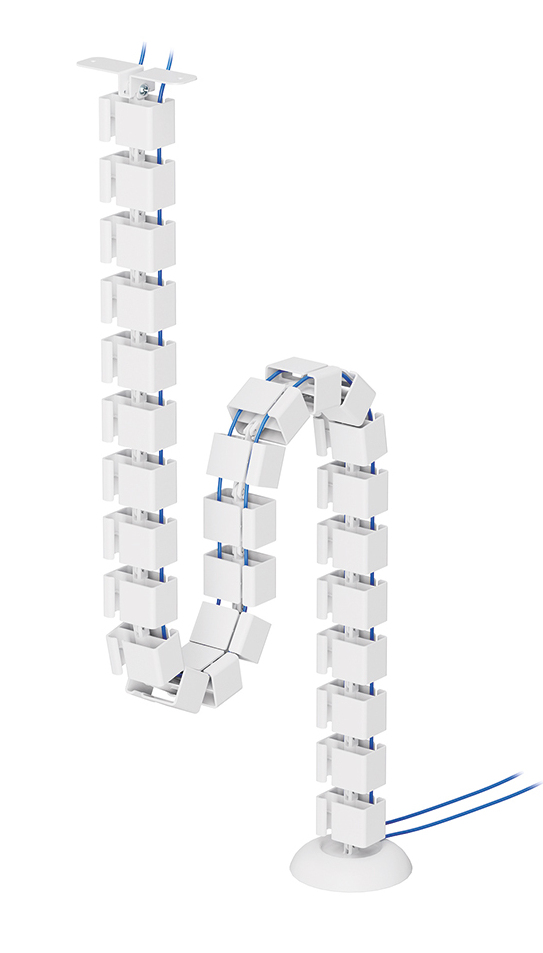 Neomounts ADS06-130WH Cable spine - screw-mounted - universal