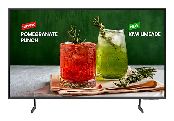 Samsung LH55BEDHLGFXZC Signage Display Digital signage flat panel 139.7 cm (55") LED Wi-Fi 4K Ultra HD Grey Tizen 16/7