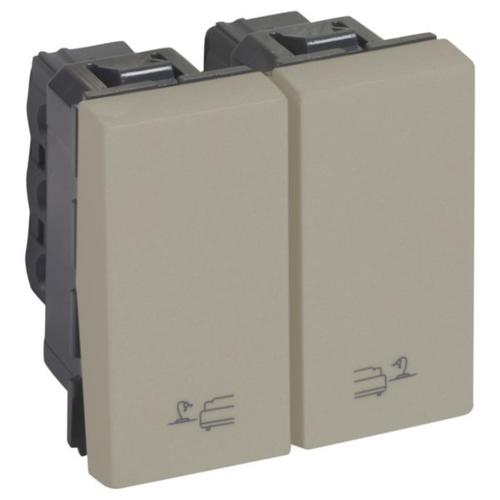 Legrand 573763 push-button panel Titanium