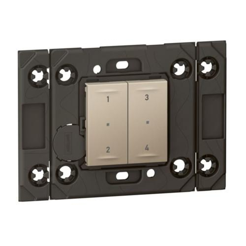 Legrand 574662 push-button panel Titanium