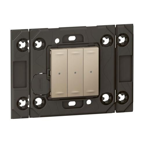 Legrand 574674 push-button panel Titanium