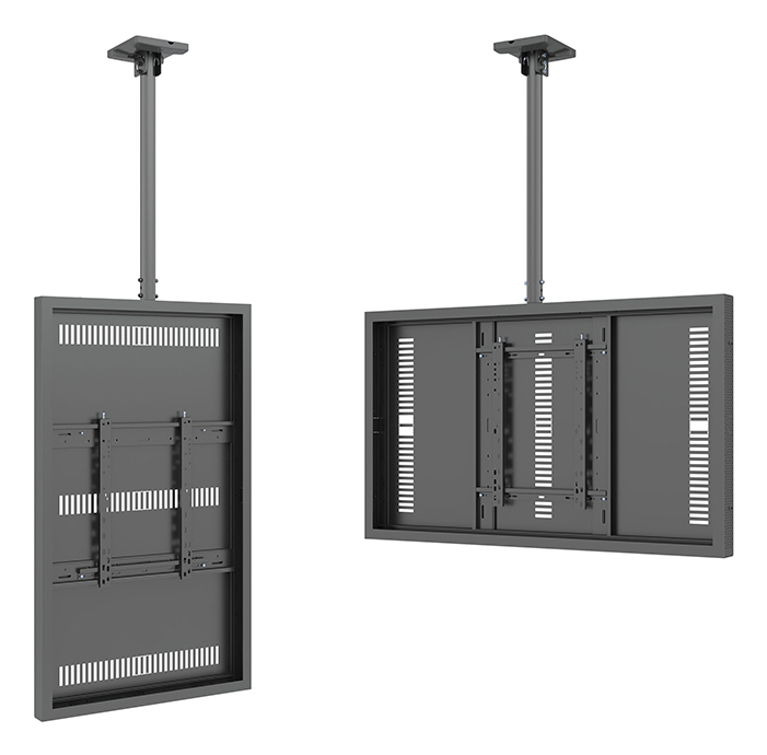 Multibrackets M Pro Series - Enclosure 55" Ceiling Slim Medium Black