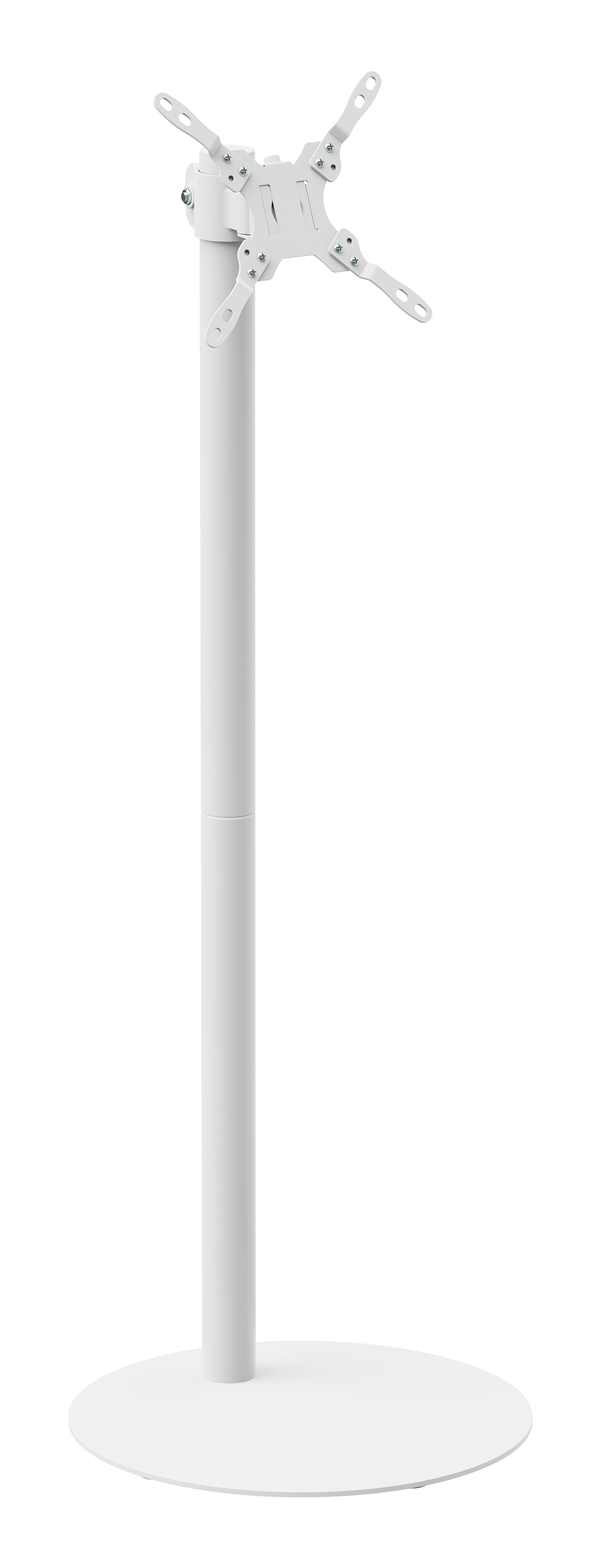 Multibrackets M Pro Series - Single Pole Floorbase 2 White