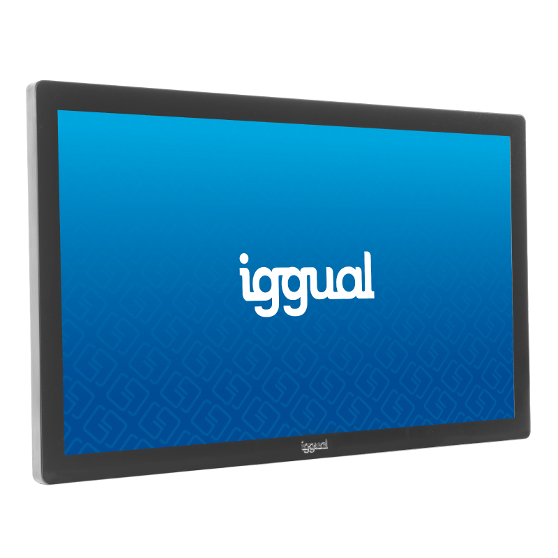 iggual IGG320310 Signage Display Digital signage flat panel 60.5 cm (23.8") LCD Wi-Fi 350 cd/m² Full HD Black Built-in processor Android 11
