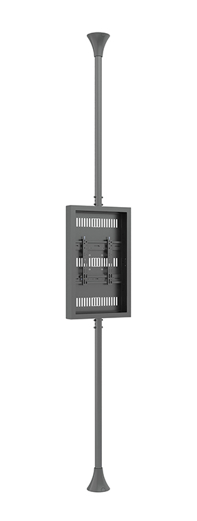 Multibrackets M Pro Series - Enclosure 32" Floor to Ceiling Small Black