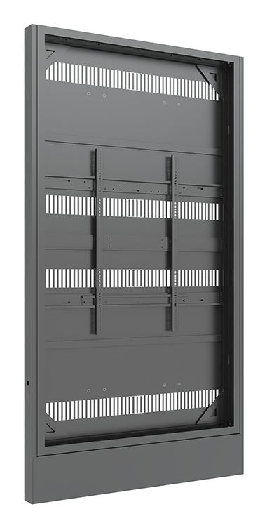 Multibrackets M Pro Series - Enclosure 98" Totem Covered Floormount Black