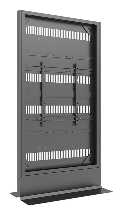 Multibrackets M Pro Series - Enclosure 86" Totem Covered Floorbase Black