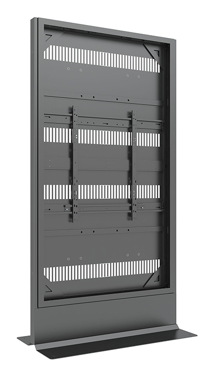 Multibrackets M Pro Series – Enclosure Totem Covered 85” Floorbase Black