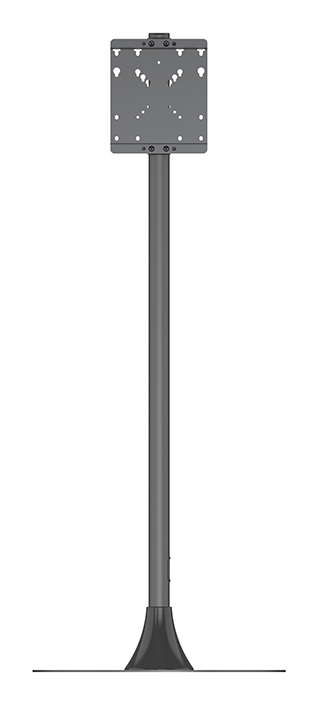 Multibrackets M Single Pole Floorbase Round B2B VESA 50/75/100/200