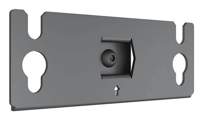 Multibrackets M Pro Series - LED Adapter plate 60x17mm