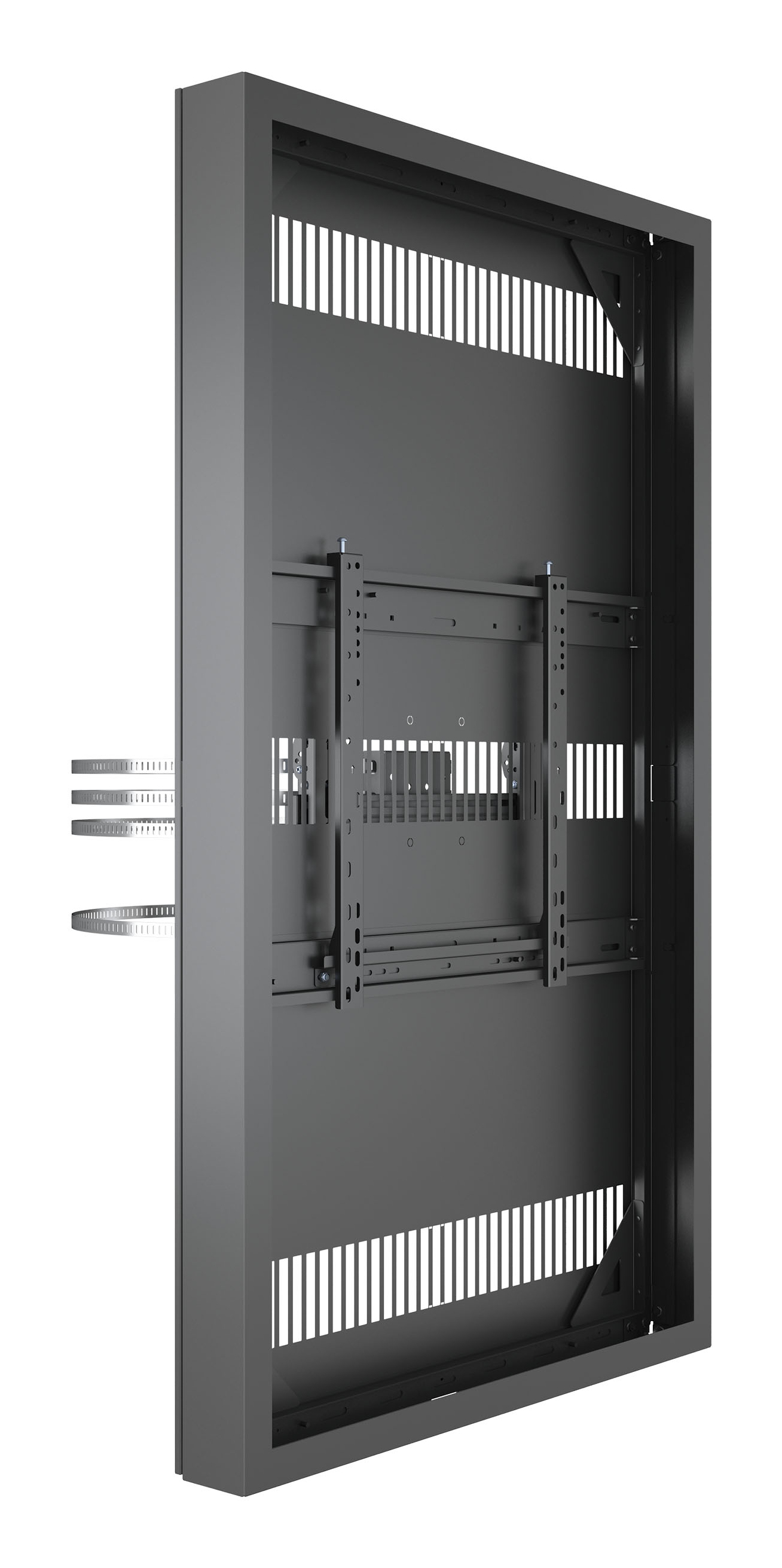 Multibrackets M Pro Series - Enclosure 65" Column High Brightness HD Black