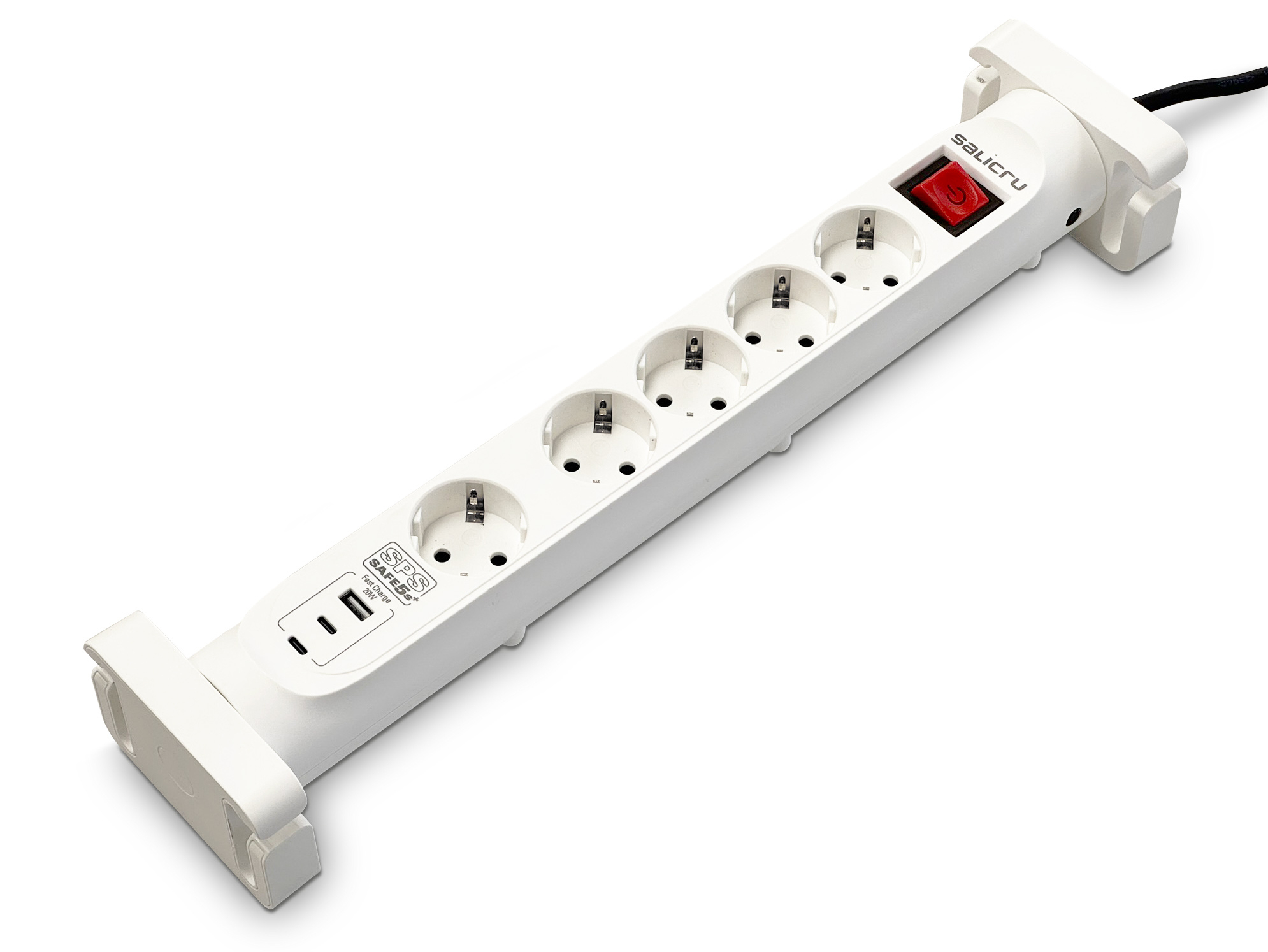 Salicru SPS SAFE 5S+ White 5 AC outlet(s) 230 V 1.4 m