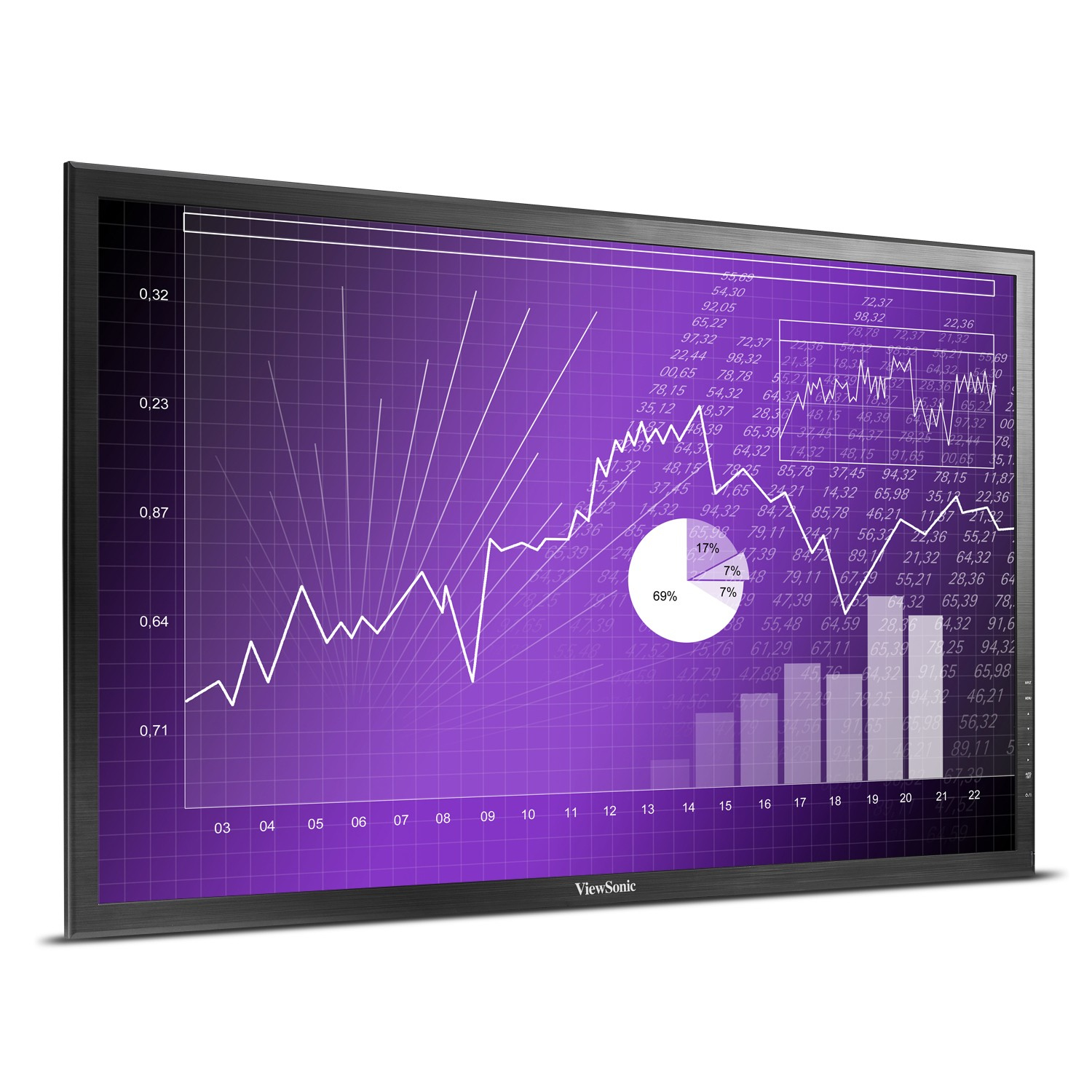 Viewsonic LED LCD CDP5537-L Signage Display Digital signage flat panel 139.7 cm (55") 450 cd/m² Full HD Black