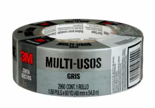 3M 1050 duct tape Suitable for indoor use Suitable for outdoor use 54.8 m Mesh, Polyethylene Grey