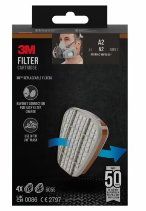 3M 6055 Combination cartridge 4 pc(s)